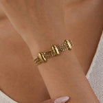 Elegant Layered Gold Chain Bracelet