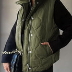 DARCY™ - Chic Lightweight Button-Up Puffer Vest