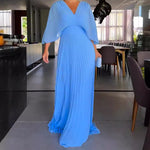 Rhoslyn | Floating Ribbed Maxi Dress