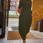 CORA™ - Casual Chic Midi Dress
