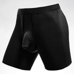 2 Pack Long Boxer Briefs with Separate Pouch