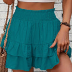 GAIL™ - Casual Ruffle Tiered Boho Shorts