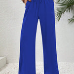 NIKU™ - Casual Wide Leg Drawstring Pants
