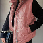 DARCY™ - Chic Lightweight Button-Up Puffer Vest