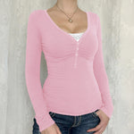 PALYA™ - Comfy V-Neck Long Sleeve Top