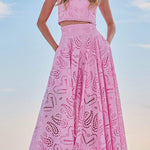 Daffodil | Women’s Flowy Eyelet Set Dress
