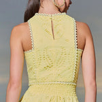 Daffodil | Women’s Flowy Eyelet Set Dress