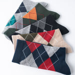 5 Pack Men's Textured Retro Calf Sock