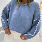 SERAH™ - Casual Round Neck Long Sleeve Sweater