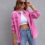 EUGENIA™ – Relaxed Drop Shoulder Collared Jacket