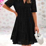 RICA™ - Chic Lace Ruffle Summer Dress