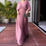 Rhoslyn | Floating Ribbed Maxi Dress