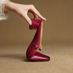 Meyra Leather Mules