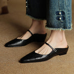 Wilhelmina | Genuine Leather Mules