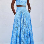 Daffodil | Women’s Flowy Eyelet Set Dress