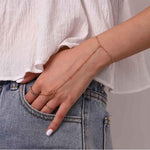 MYLENE™ – Dainty Hand Chain Bracelet