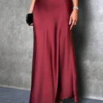 FIONA™ - Satin High-Waist Skirt