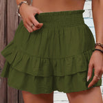 GAIL™ - Casual Ruffle Tiered Boho Shorts