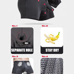 3 Pack Men's Separated Pouch Mesh Support Trunks