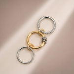 Majestic Stacked Crystals Ring