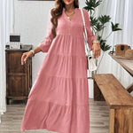 STELLA™ - Casual V-Neck Summer Maxi Dress