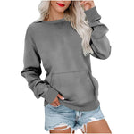 ERMA™ - Women's Lightweight Crewneck Hoodless Sweatshirt