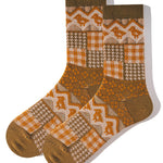 3 Pack Retro Ethnic Jacquard Calf Socks