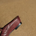 Wilhelmina | Genuine Leather Mules