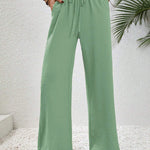 NIKU™ - Casual Wide Leg Drawstring Pants