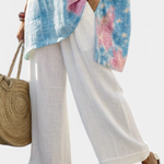 Vantrel | Comfortable Relaxed Linen Top & Striped Bamboo Pants