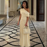 KAWALI™ - Elegant One Shoulder Evening Maxi Dress