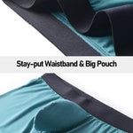 Men's Separate Big Pouch Long Boxer Briefs