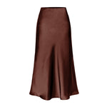 KEITH™ - Elegant High Waist Side Slit Midi Skirt