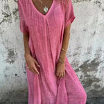 Sheba | Loose V-Neck Dress