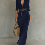 Joanne | Long Suede Dress
