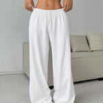 QOVELA™ - Casual Adjustable String Wide Leg Pants