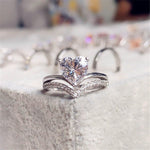 ALINE™ – Radiant Heart Silver Ring