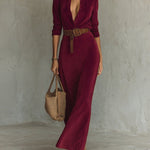Joanne | Long Suede Dress