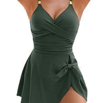 Evelyn Elegant Swim Dress
