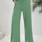 NIKU™ - Casual Wide Leg Drawstring Pants