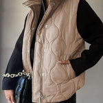 DARCY™ - Chic Lightweight Button-Up Puffer Vest