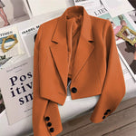 CORALIE™ - Sophisticated Cropped Blazer