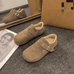 OPHELIA™ - Women’s Faux Leather Winter Shoes Plush Lined Casual Flats