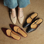 Wilhelmina | Genuine Leather Mules