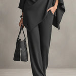 Mallory | Elegant Drape Two-Piece Set