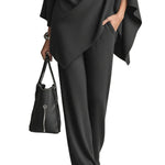 Tamara | Elegant Drape Two-Piece Set