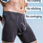 2 Pack Long Boxer Briefs with Separate Pouch