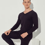Fleece Lined Warm Men's Thermal Underwear Set