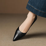 Arla Genuine Leather Flats