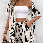 FANNIE™ – Simple Summer Floral Top and Shorts Set